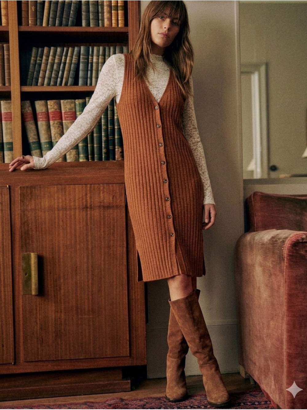 Madewell Wool Blend Sweater Dress XXL